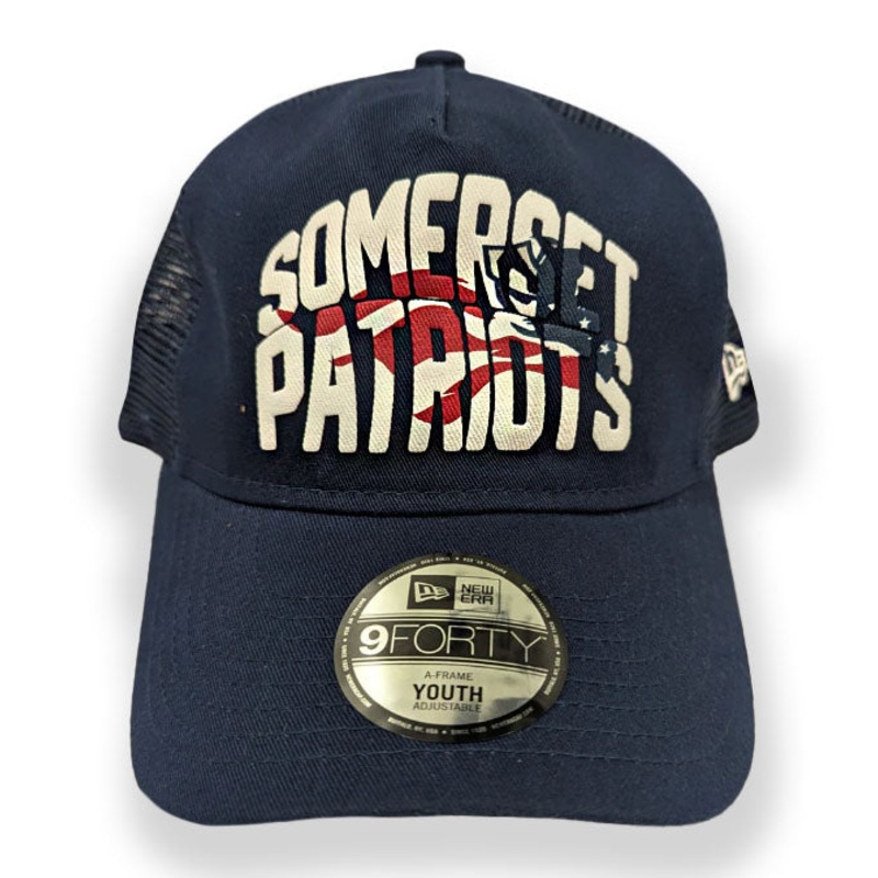 Somerset Patriots Youth New Era 9Forty Chalk Snap Back Cap