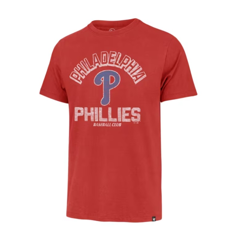’47 Philadelphia Phillies Baseball Club Red T-Shirt