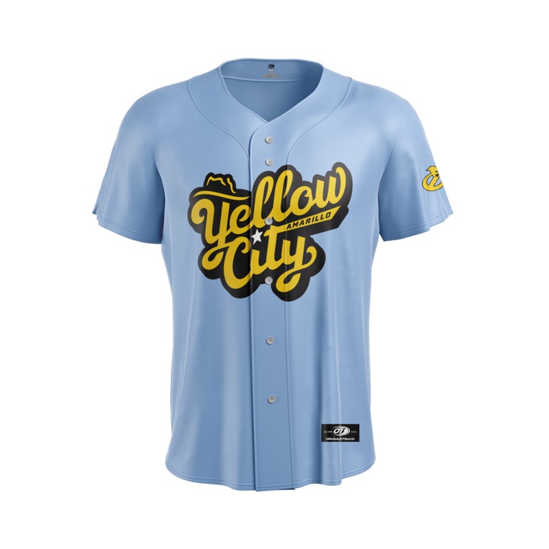 Amarillo Sod Poodles Blue Yellow City Pigweeds Jersey