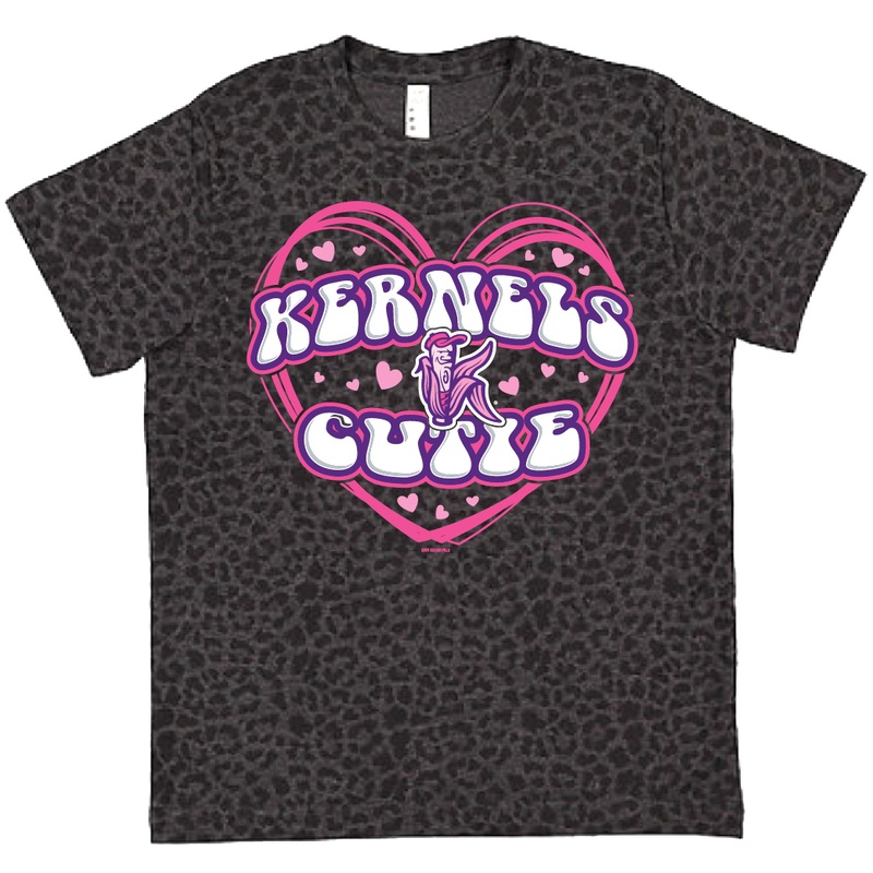 Youth Girls Leopard Tee|M|L