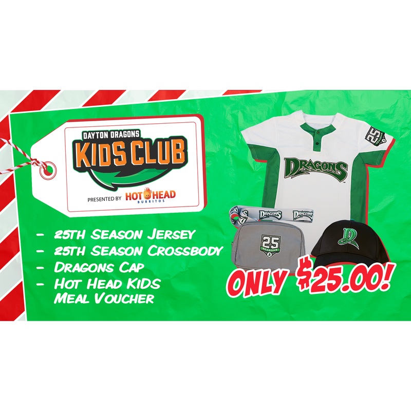 2025 Dragons Kids Club|Youth Small|Youth Medium|Youth Large|Adult Small|Adult Medium|Pick Up or Ship To Me