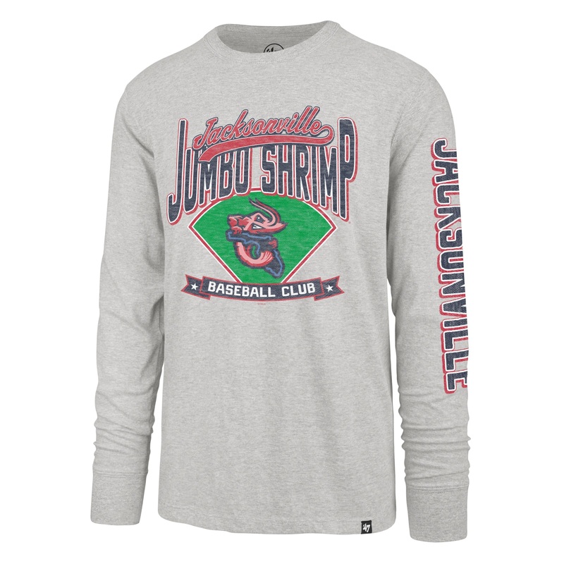 Jacksonville Jumbo Shrimp ’47 Fair Ball Franklin Long Sleeve Tee