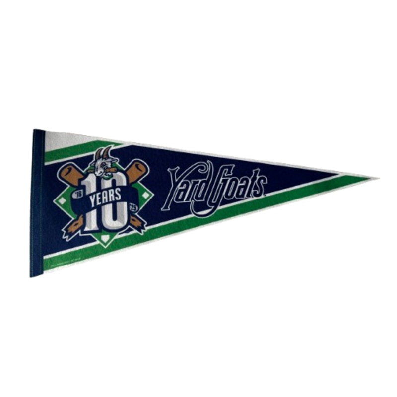 Hartford Yard Goats Commemorative 10 Years Pennant