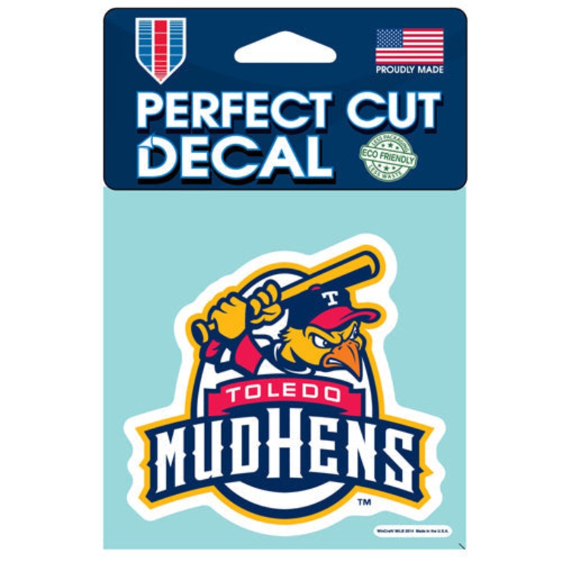 Toledo Mud Hens Primary Logo 4×4 Die Cut Decal