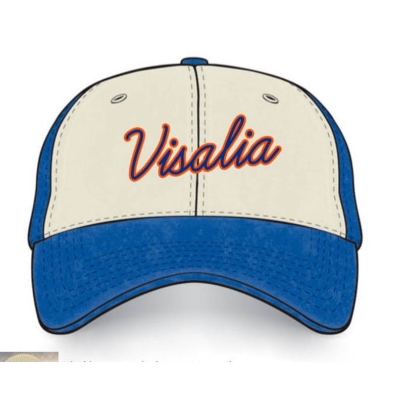 Blue & Orange 1971 Throwback Visalia Hat