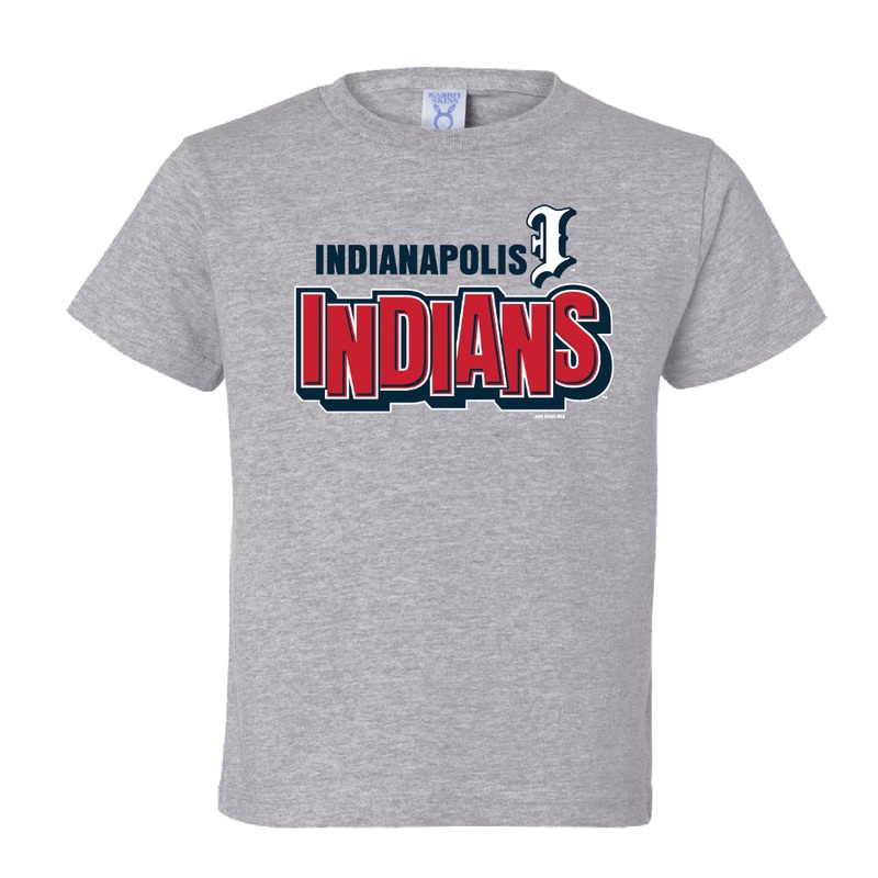 Indianapolis Indians Toddler Grey Deadline Tee
