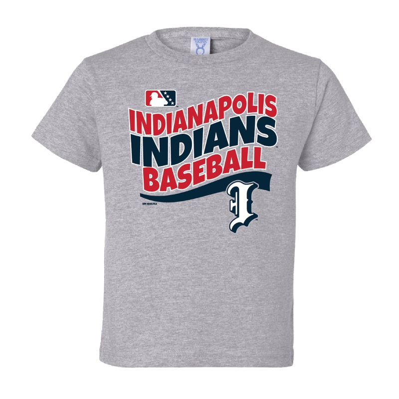 Indianapolis Indians Toddler Grey GooGoo Tee