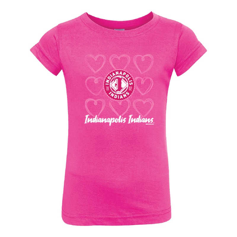 Indianapolis Indians Toddler Hot Pink Aurora Tee