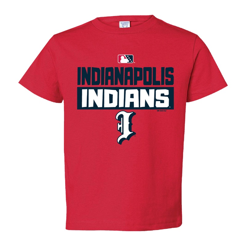 Indianapolis Indians Toddler Red Muggs Tee