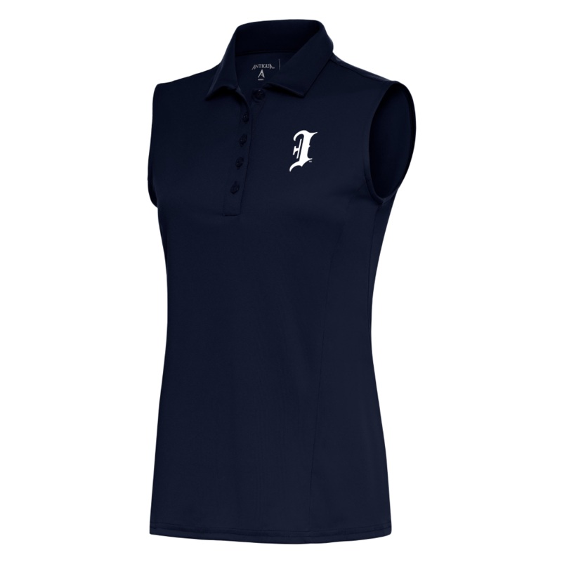 Indianapolis Indians Women’s Navy Road Sleeveless Tribute S/L Polo