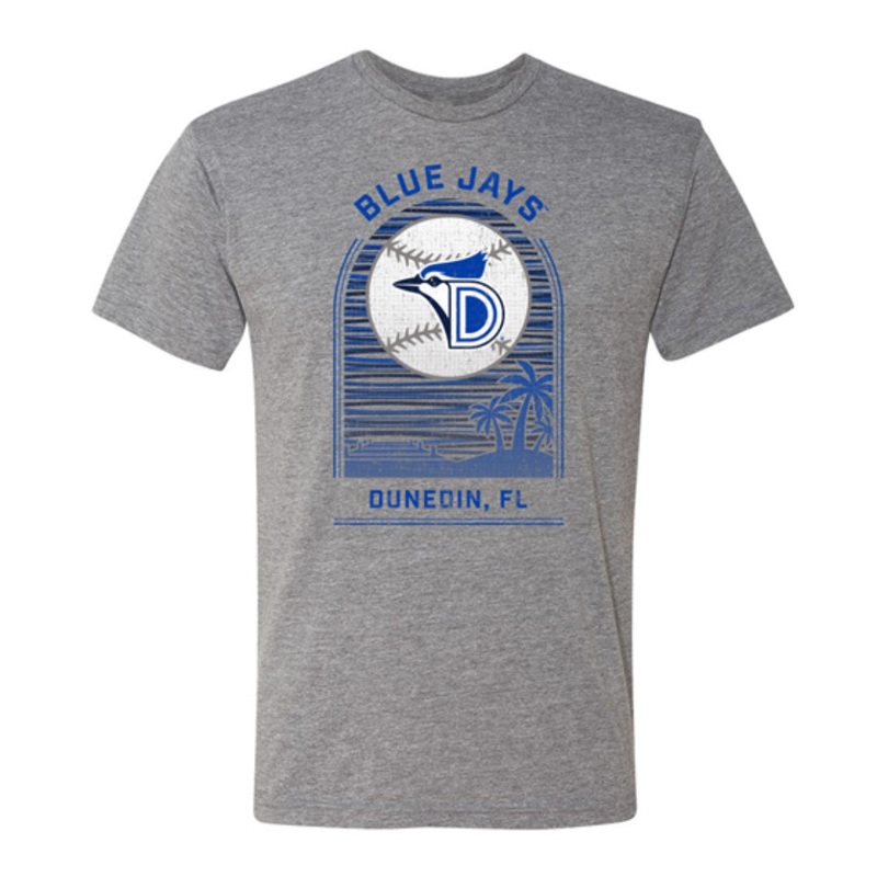Dunedin Blue Jays Skyline Tee|SM|MD|L|XL|2XL|Gray