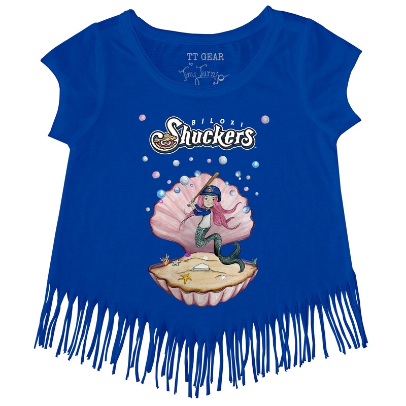 Tiny Turnip Toddler Mermaid Fringe Tee