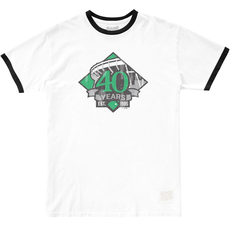 Richmond Flying Squirrels RB Diamond 40th Anniversary Ringer Tee