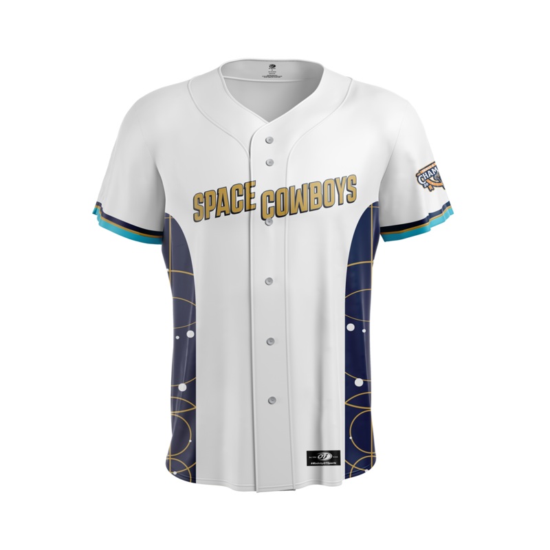 Sugar Land Space Cowboys OT Sports Youth Jersey Gold Replica – Final Sale