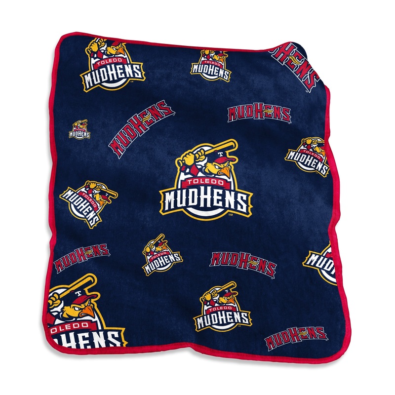 Toledo Mud Hens 50×60 Raschel Blanket