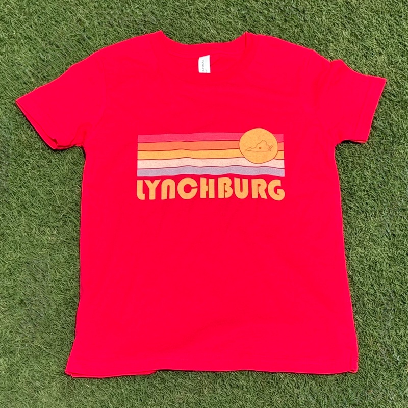 Youth Lynchburg Sunset Tee|Red|Blue|S|M|L|XL