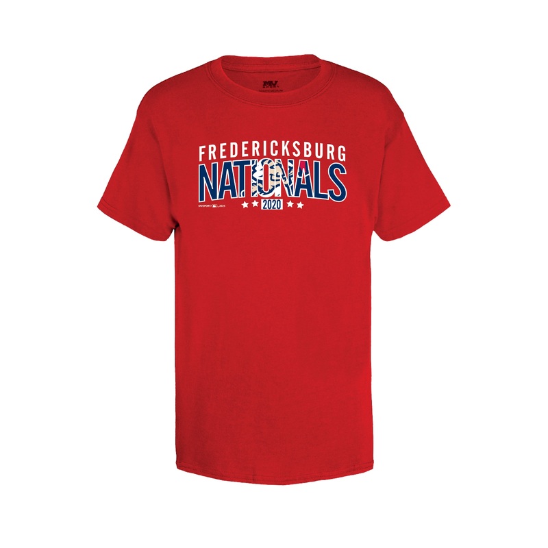 FredNats Youth MV Red Tee|Small|Medium|Large|XL