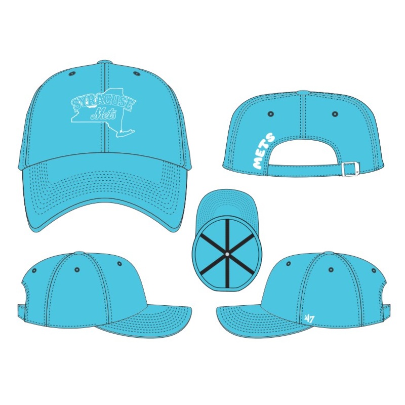 Syracuse Mets ’47 Ladies Bright Side Clean Up Adj. Cap