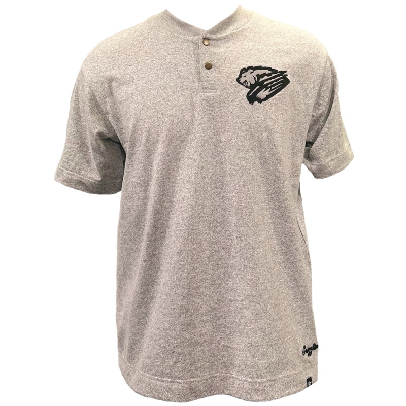 Grey Primary Henley Tee|Small|Medium|Large|XL|2XL
