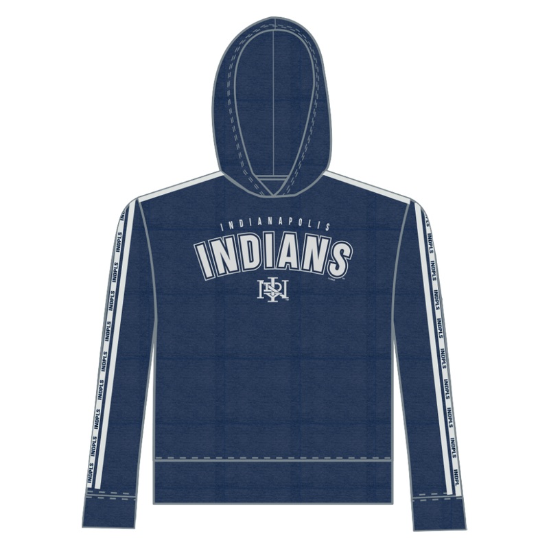 Indianapolis Indians Women’s Concepts Sport Navy Birch Pullover Hoodie