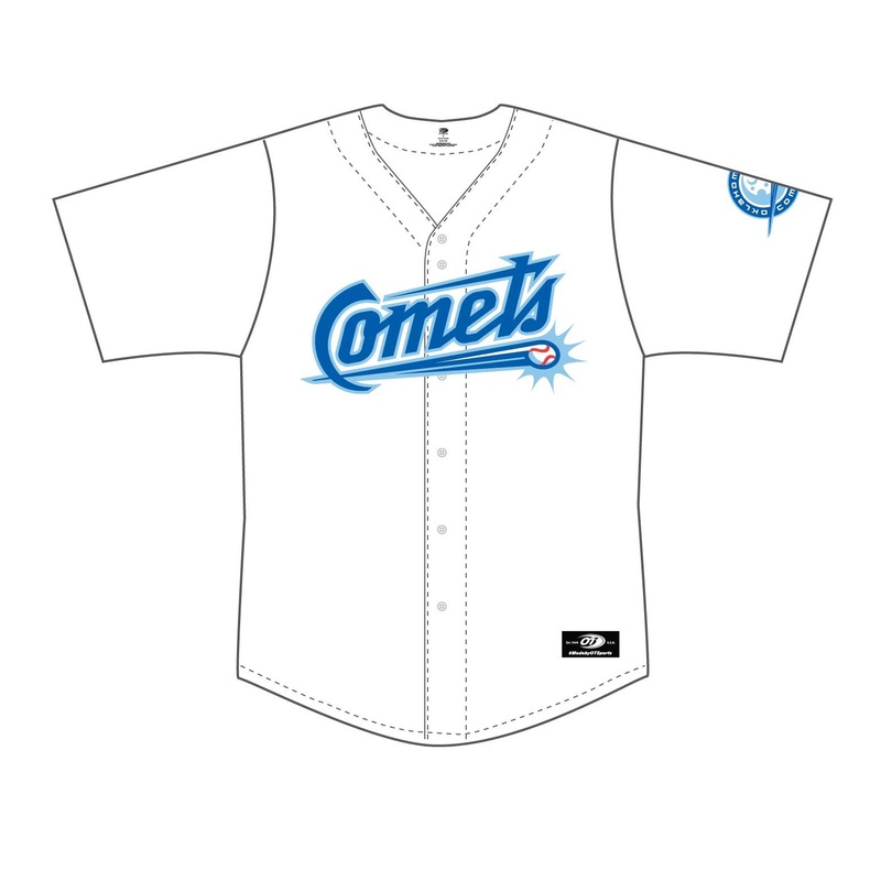OKC Comets Home Authentic Jersey