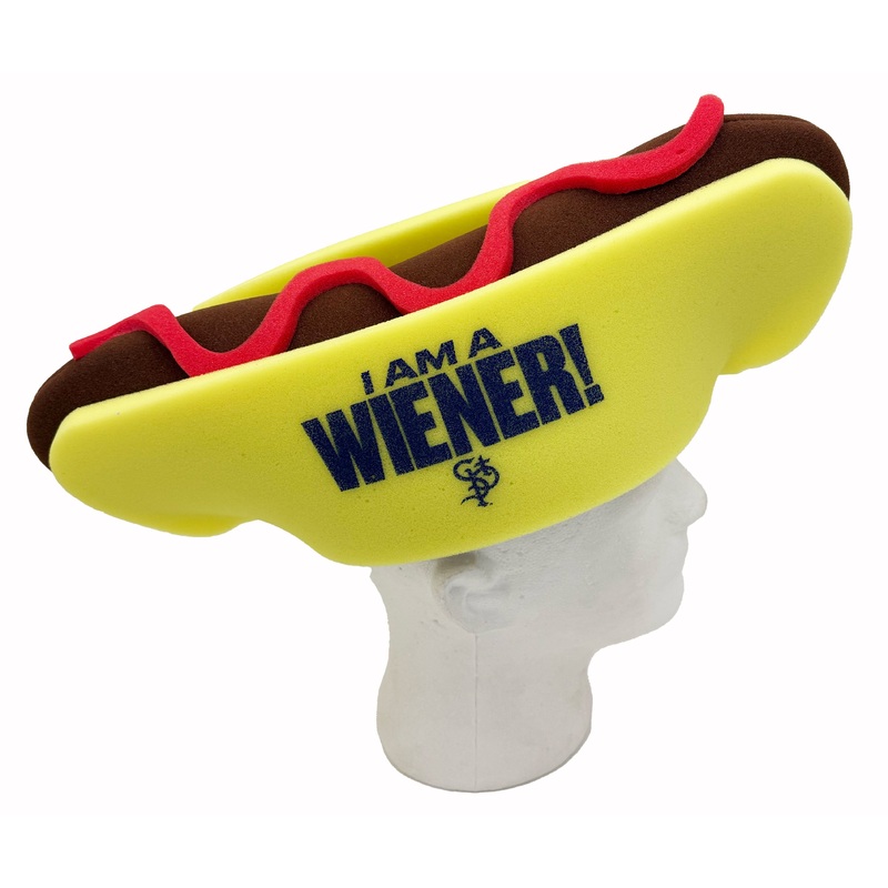 Saints Wiener Hats|Mustard – Logo and “I’m a Wiener”|Ketchup – Logo and “I’m a Wiener”