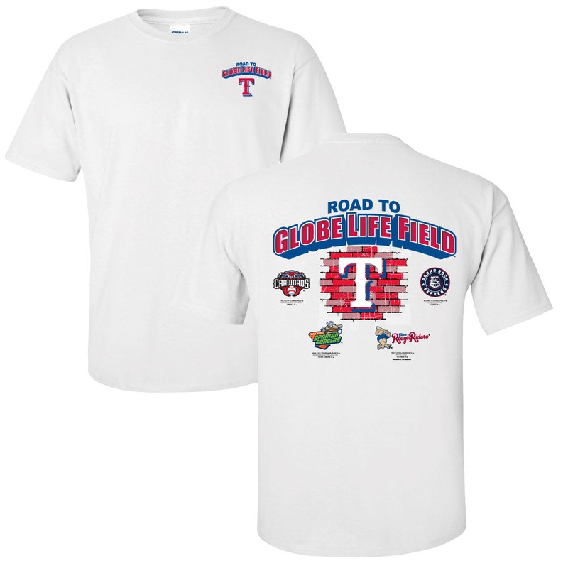 Road To Globe Life Field Tee|Small|Medium|Large|XL|2X|3X|4X|5X