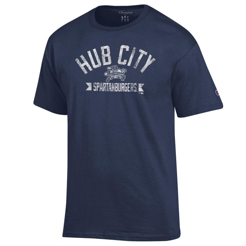 Adult Navy Champion Distressed Tee