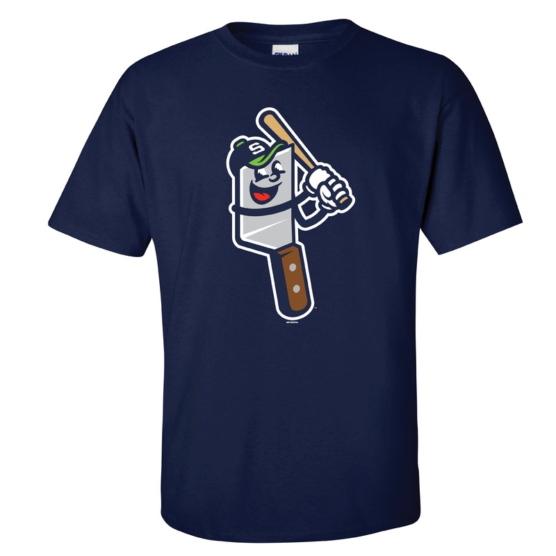 Adult Navy Flip Tee|Small|Medium|Large|XL|2XL|3XL|4XL|5XL