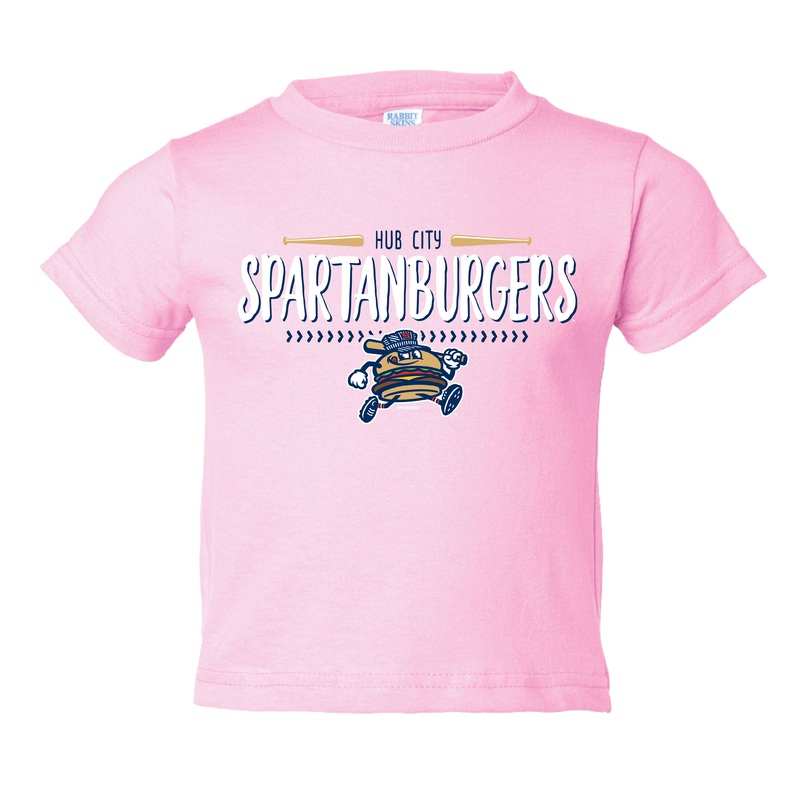 Infant Pink Laces & Bats Tee|6M|12M|18M|24M