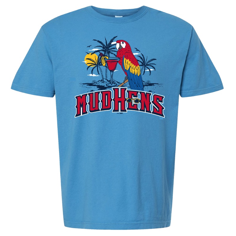 Toledo Mud Hens Palm Island T|Small|Medium|Large|XL|2XL|3XL