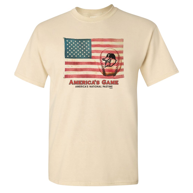 Toledo Mud Hens Old Glory T|Small|Medium|Large|XL|2XL|3XL|4XL