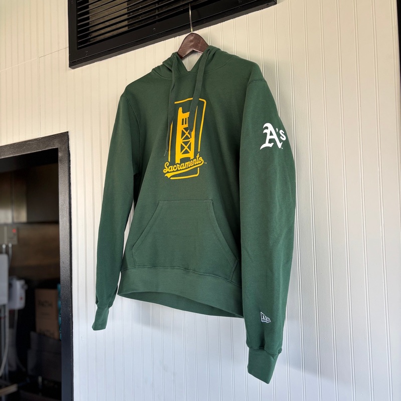 A’s Sacramento Patch Hoodie|Green|S|M|L|XL|2XL|3XL