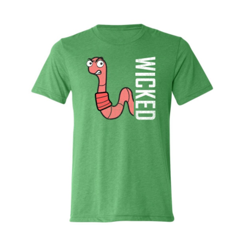 Wicked Worms of Worcester Green Worms Split Screen