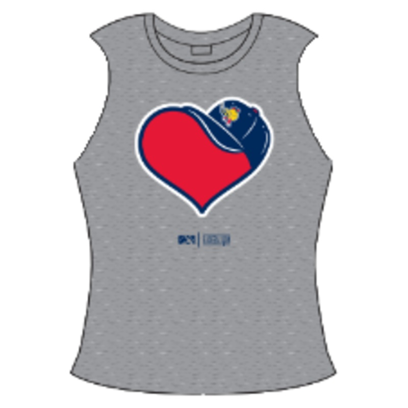 Worcester Red Sox Gray Wmns Hang Hat Tank