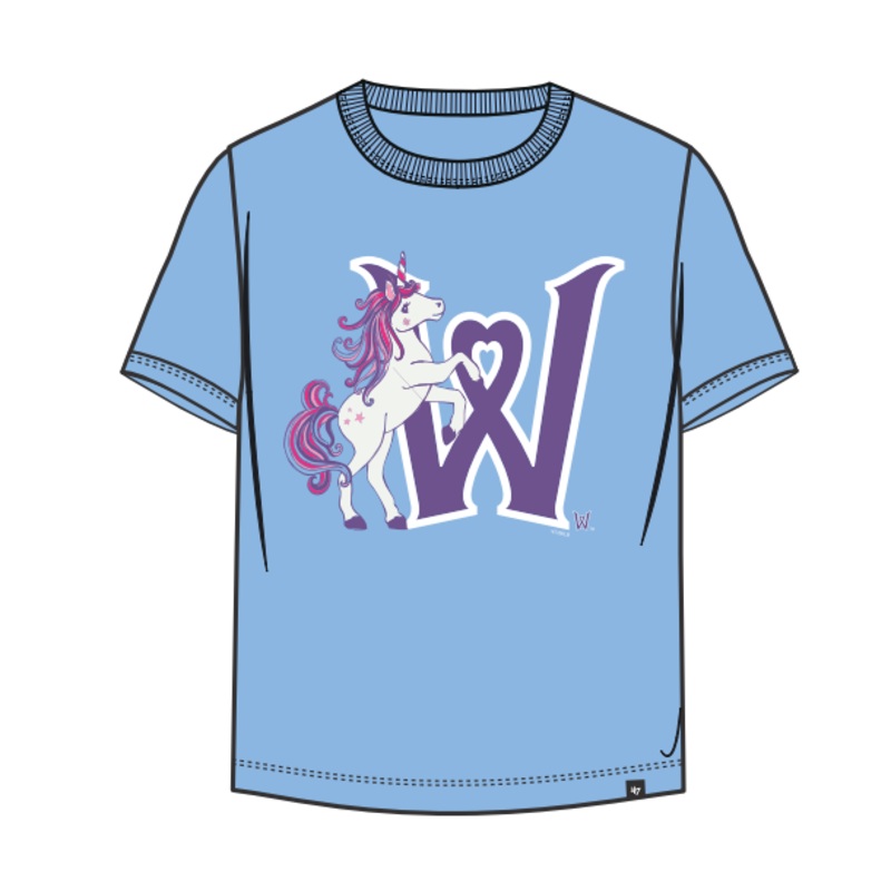 Worcester Red Sox Kids ’47 Unicorn Franklin Tee