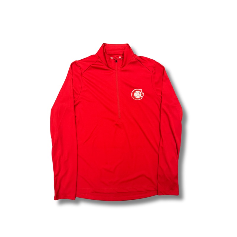 Canadians Women’s 1/4 Zip Red Golf Pullover