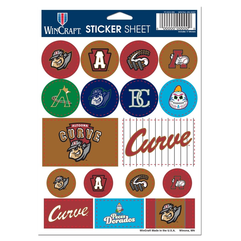 Altoona Curve ’25 5×7 Sticker Sheet