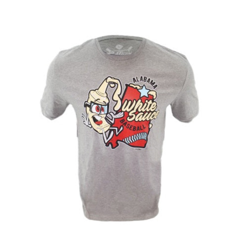 Alabama White Sauce Grey Tee|Small|Medium|Large|XL|2X|3X|4X