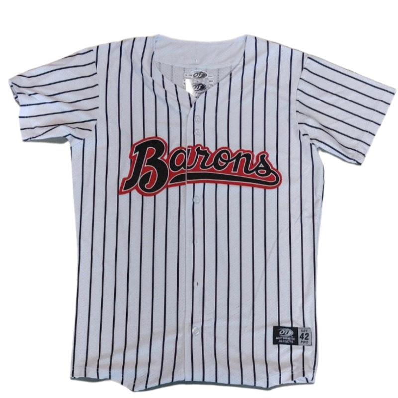 Birmingham Barons Authentic Pinstripe Jersey