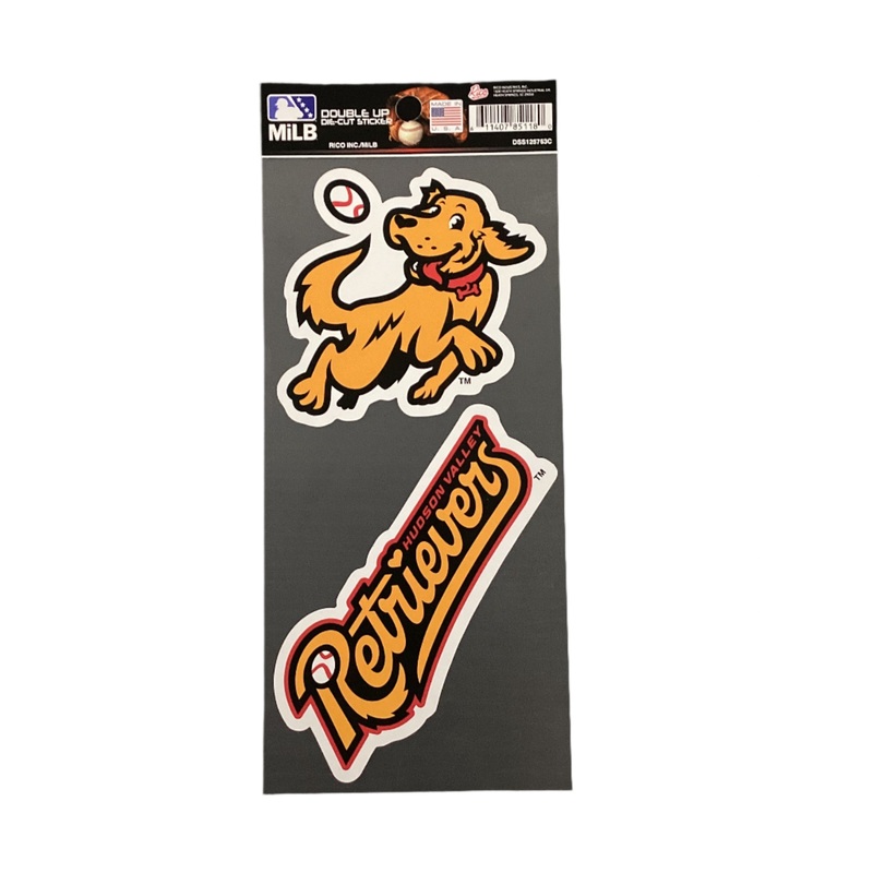 *NEW* HV Golden Retriever Double Up Die-Cut Decals – 2 Pack