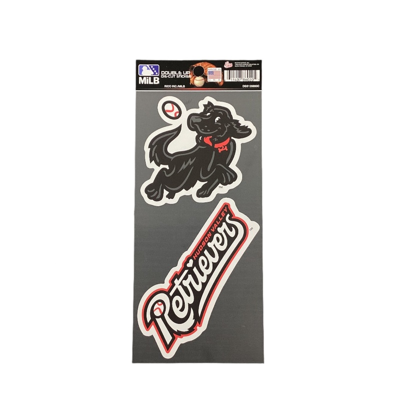 *NEW* HV Retrievers Black Lab Double Up Die-Cut Decals – 2 Pack