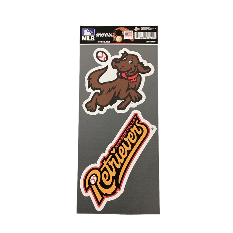 *NEW* HV Retrievers Chocolate Lab Double Up Die-Cut Decals – 2 Pack