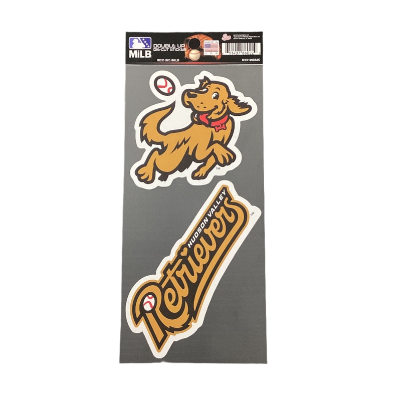 *NEW* HV Retrievers Yellow Lab Double Up Die-Cut Decals – 2 Pack