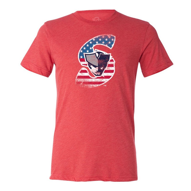 Somerset Patriots Mens Patriotic Red Softstyle Tee