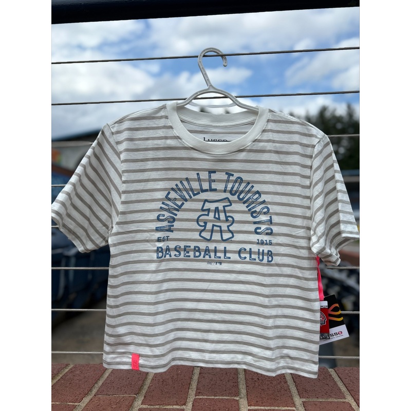 The Asheville Tourists Women’s Stripe Shirt by Lusso