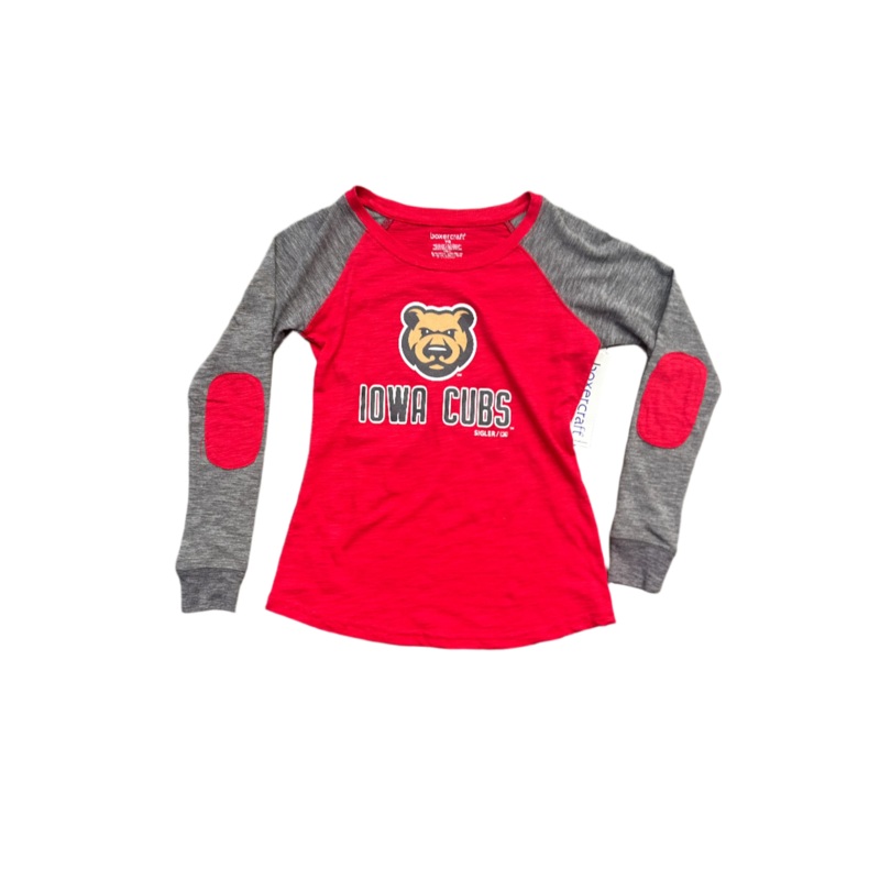 Iowa Cubs Youth Preppy Patch Long Sleeve