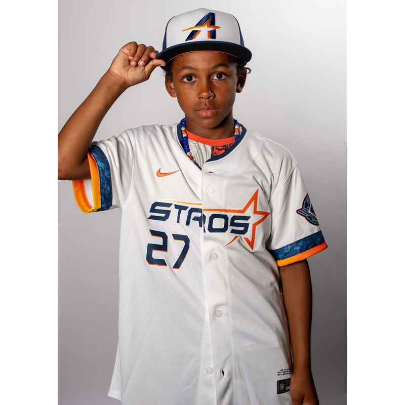 Houston Astros – 2025 City Connect – Youth Space City Altuve Jersey