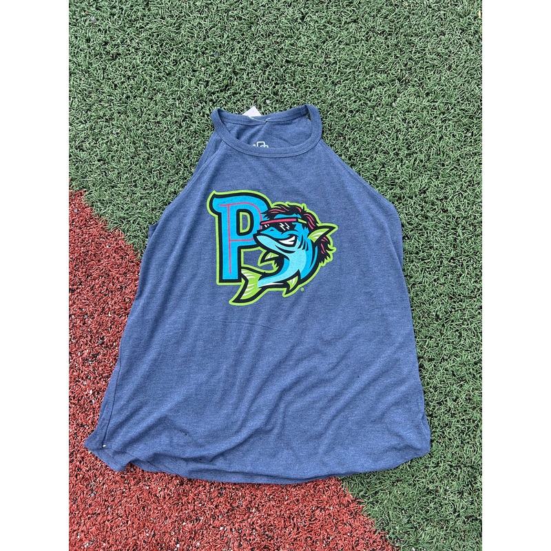 Pensacola Blue Wahoos Mullets Rocker Razorback Tank