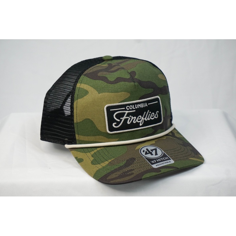 ’47 Fireflies Camo Hitch w/ Patch Trucker